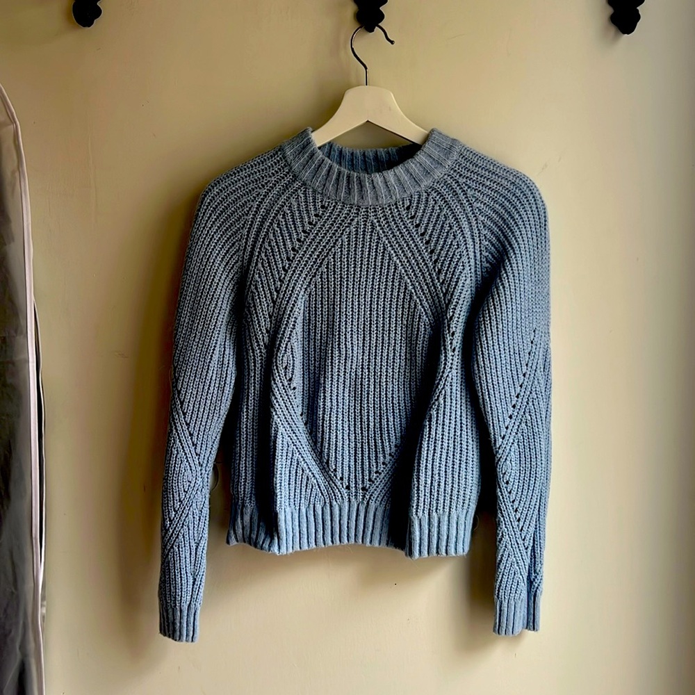 Scotch and Soda Dusty Blue Knit Sweater